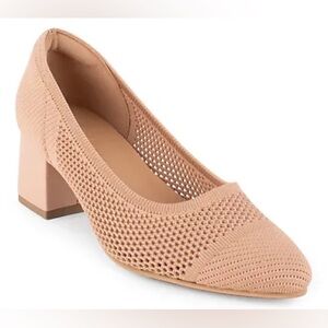 Tahari Knit Pump - Basilica Nude size 9